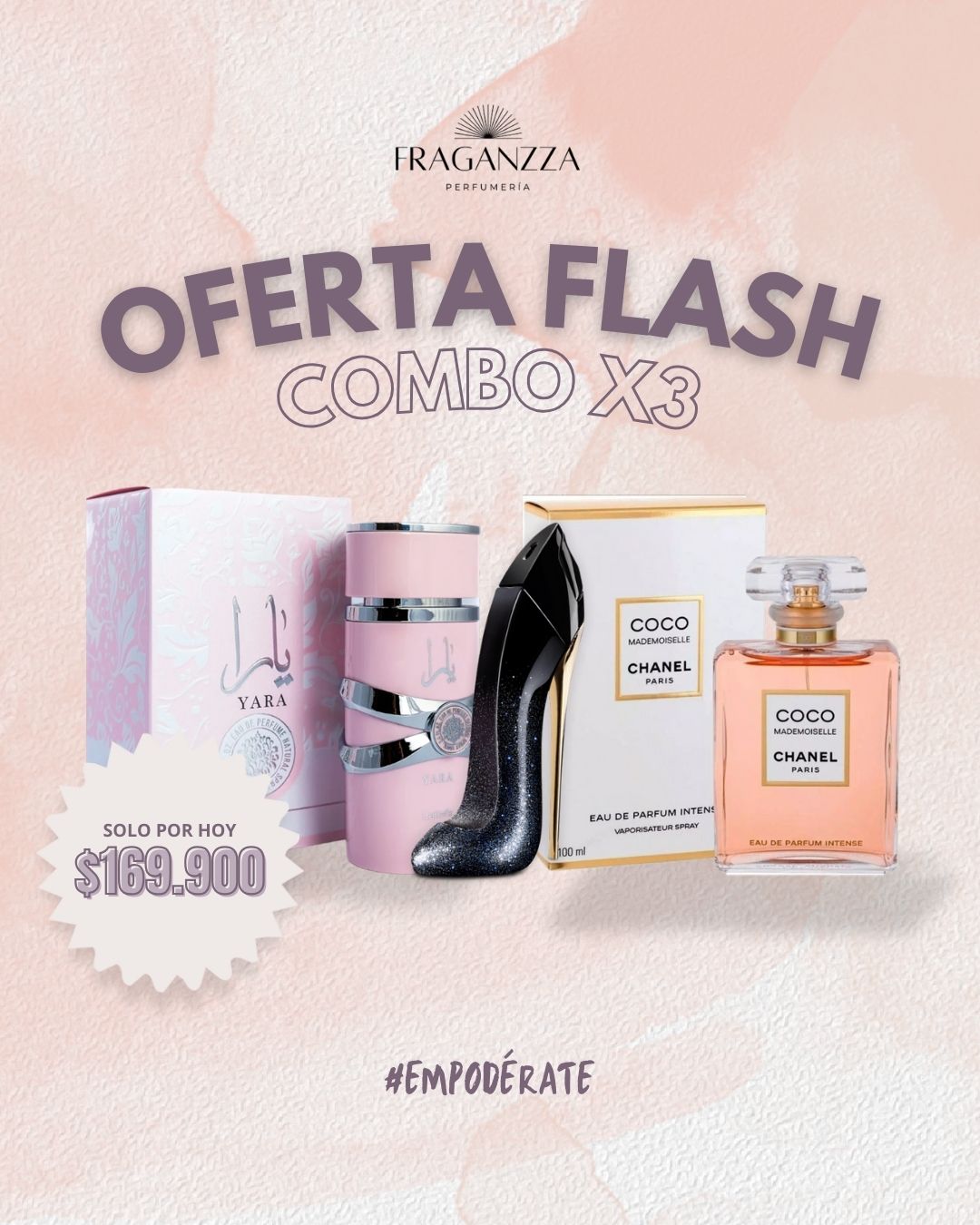 Combo Dama x3 + Perfumero GRATIS - Mi tienda